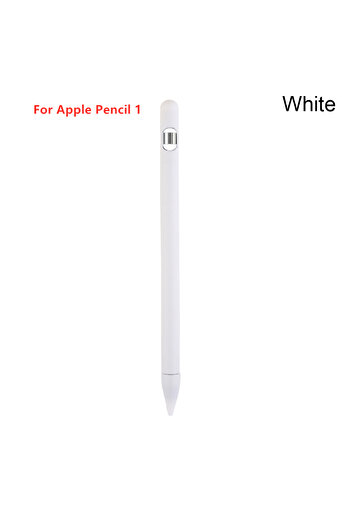 Choice جراب أبيض لجهاز iPad اللوحي مع قلم لمس وقلم واقٍ 4 في 1 من السيليكون الناعم الملون