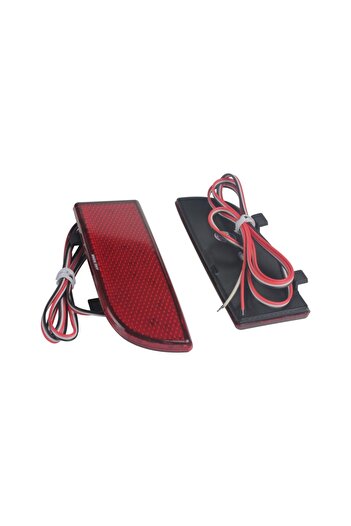 Choice Red ANGRONG 1 Pair Rear Bumper Reflector LED Stop Brake Light For Mercedes Benz W639 Vito Viano 2003