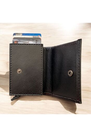 şeffafavm Mechanical Leather Wallet