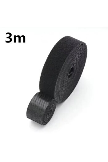 Choice Black-3m 1/5M Cable Organizer Cable Management Wire Winder Tape Earphone Mouse Cord Management Ties