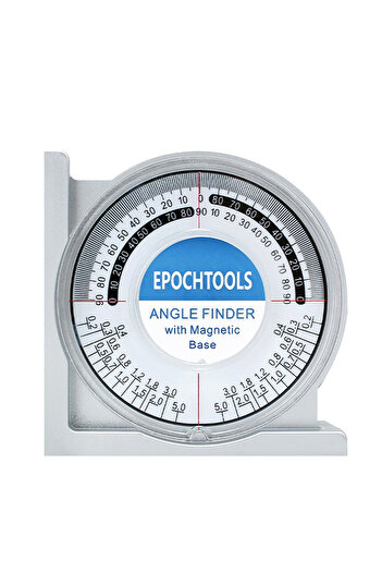 Choice WHITE Magnetic Angle Finder Locator Mini Inclinometer Measurement Tool Protractor Tilt Level Meter D