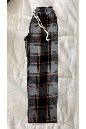 BİQ & TAQ BUTİK Black Gray Plaid Sweatpants