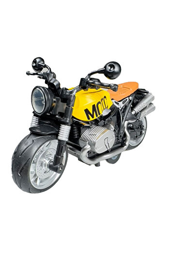 Toyaş Model Engine with Light and Music Pull and Drop Engine Diecast Engine Models Yellow 14cm