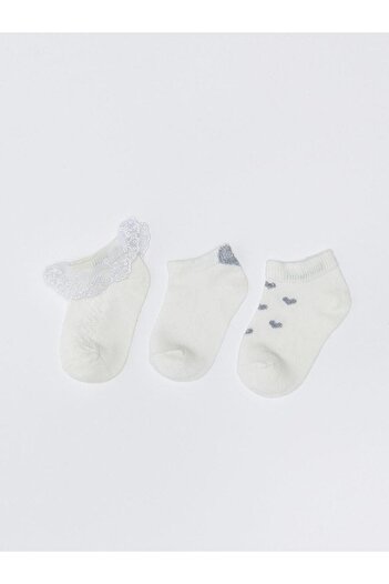 LC Waikiki Baby Girl Booties Socks 3 pcs
