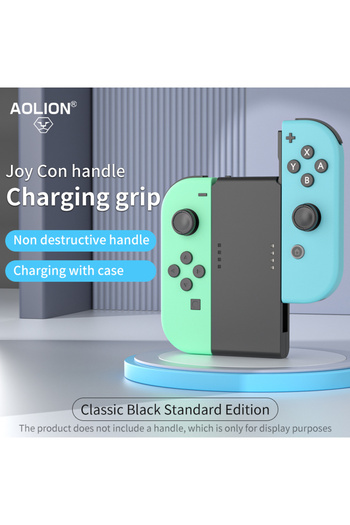 Choice New Black Aolion Mini Charging Grip Bracket With Type-C Port For Nintendo Switch Joycon Charging Sta