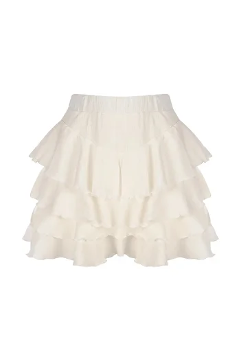 LACASE Mykonos White Skirt