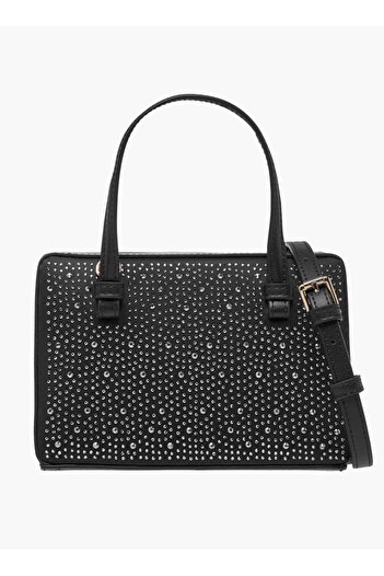 Celeste Embellished Tote Bag with Adjustable Strap and Magnetic Closure - W 9.5 x H 13.5 x D 18.5 cm