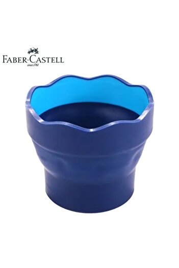 Choice Dark Blue Faber Castell Watercolor Paint Washing Bucket Portable Scalable Telescopic Art Wash Pen Cu
