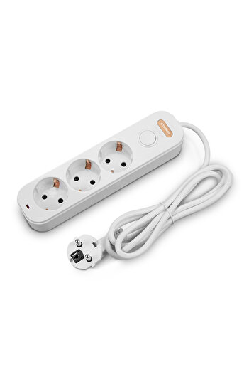 Choice EU Plug DL-003 Power Strip EU Plug 3/4/5 Way Outlets Electrical Extension 2m Cord 16A Sockets Inde
