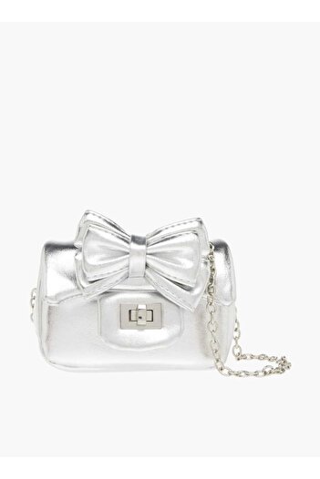 Celeste Celeste Bow Accent Crossbody Bag with Chain Strap and Twist Lock Closure