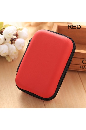 Choice Red STONEGO Storage Bag Case For Earphone EVA Headphone Container Cable Earbuds Storage Box Stonego