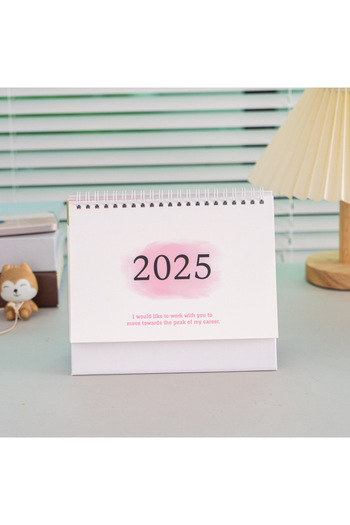 Choice D 2025 Desk Calendar Large English Calendar Books Annual To Do List Monthly Daily Planner Time Mane.