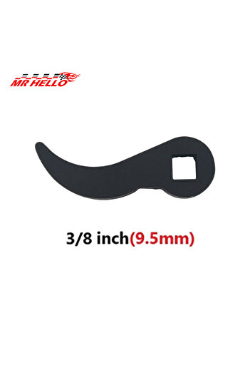 Choice 9.5mm Crowbar Adapter Head 1/2inch or 3/8inch Ratchet Wrench Bullhorn Half Shaft Removal Tool Steel
