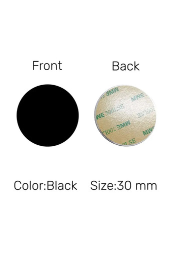 Choice 5pcs Black 30mm 5pcs 30mm 35mm 40mm 50mm 60mm Magnetic Metal Plate For Car Phone Holder Iron Sheet D