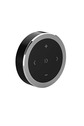 Kebidumei Sliver kebidu Steering Wheel Music Player Wireless Bluetooth Remote Control Media Button Multimedia