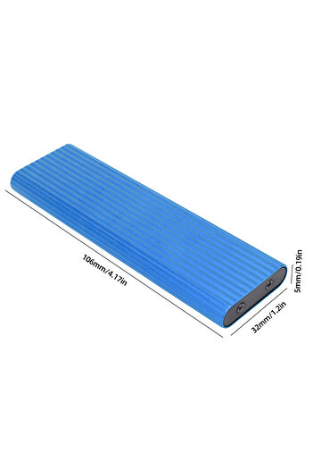 Choice4 NGFF USB3.1 Aluminum Alloy M.2 HDD Enclosure Case Hard Drive Box B-KEY External Hard Drive Box USB C