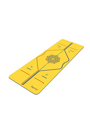 Gymo Pro Series® 5 мм Нековзний PU-гумовий килимок для йоги та пілатесу - жовтий