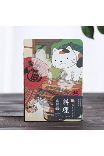 Choice Cuisine Creative Cartoon Cat Hardcover Notebook Planner Paper Diary Monthly Yearly Agenda Notepads S