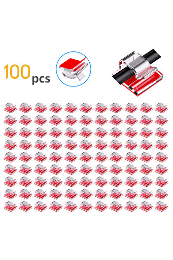 Choice 100PCS-Transparent 10/20/50/100pcs Cable Clips, Adhesive Cable Organizer Cord Holder, Durable Strong