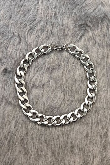 Chavin Gray 9 Mm. Steel Men's Bracelet Eu94By-9