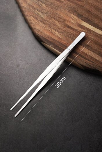 Chavin Steel 30cm Multipurpose Tweezers Professional Chef Tweezers Tongs Cin765-3