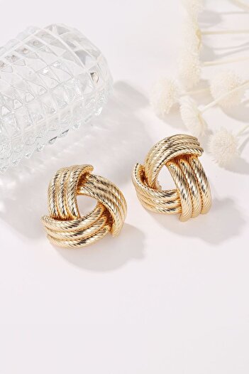 Chavin Gold Bijouterie Retro Style Women's Earrings Ev19Sr