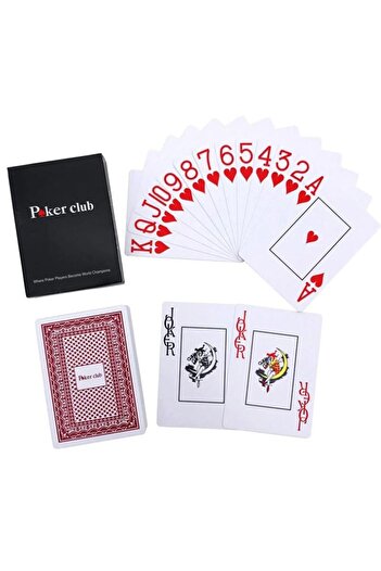 Weather Forecast Red PVC Plastic Waterproof Jumbo Blackjack Playing Cards cin642kr