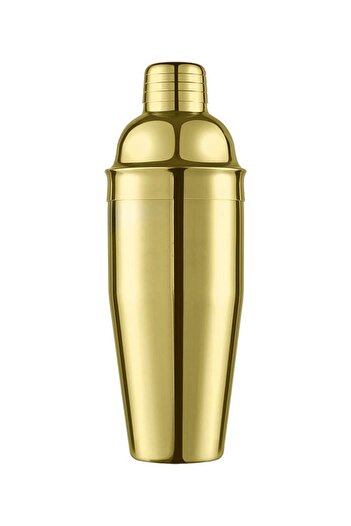 Weather Forecast 700 ml Steel Gold Shaker - Cocktail Preparation Container and Glass cin343sr