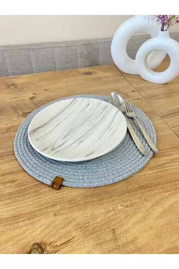 MS Glassware Gray American Service Plate - Ms Home