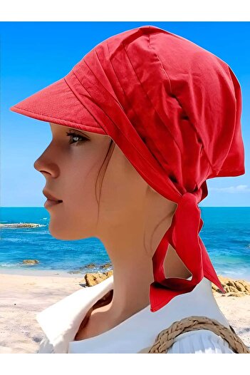 Trenderrs Women's Safari Tie-Up Brim Bandana Beach Hat