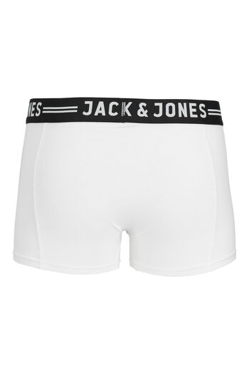 Jack & Jones Ανδρικά Boxers White Sense 3 συσκευασιών 12081832