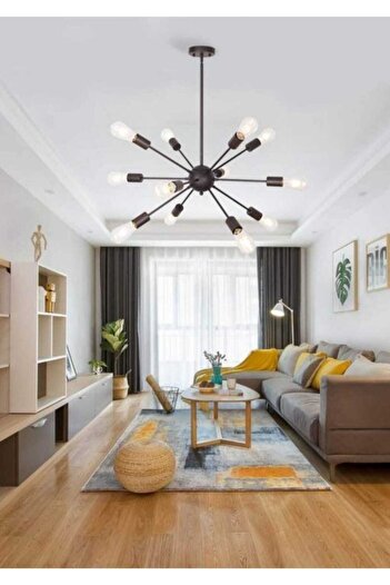 BSA LIGHTING Cide 12'li Siyah Avize