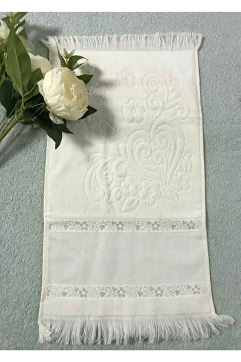 Nurpak Етамін для вишивання, 3 шт. Вельветові рушники, кремові, 50*90