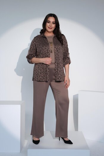 Metpoint Trend42Plus Large Size Mink Elastic Waist Pants