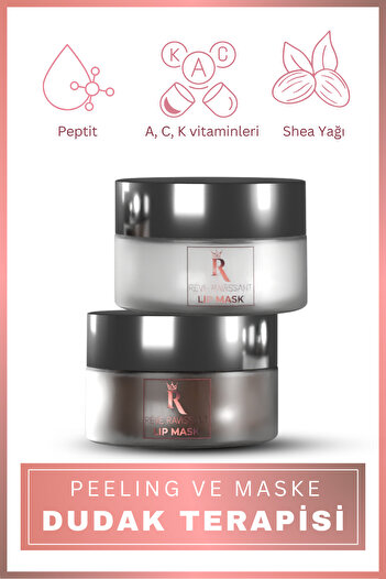 Reve Ravissant Dudak Peelingi ve Dudak Maskesi Vitamin Shea Yağı Reveravissant