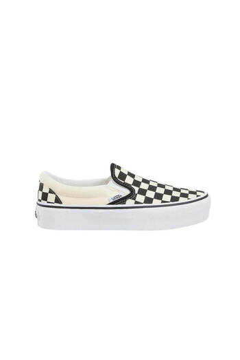 Vans Klasické nazouvací kostkované tenisky na platformě