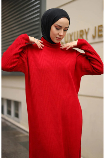 NİSUM MODA FITTED KNIT DRESS