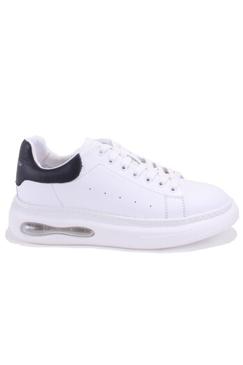 Hammer Jack 10225014   Marsa White Black Orthopedic Casual Men's Leather Shoes
