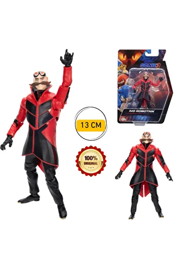 scntoys Sonic Toy Figure - Ivo Robotnik 13 cm Sonic Hedgehog Action Figure