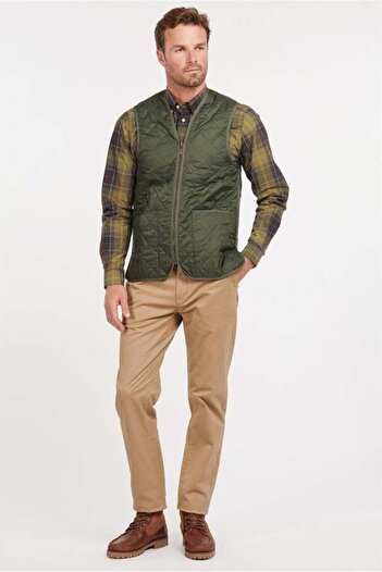 Barbour Quilted Içlik-yelek - Bedale, Beaufort, Ashby Ve Bristol Ceketler Ile Uyumludur Gn92 Olive C