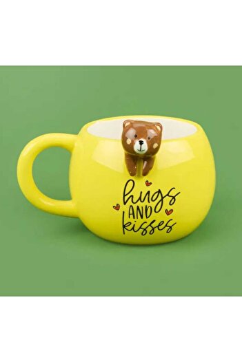 Pretty 3D Hanging Animal Figured Mug - Asorti - 420 ml