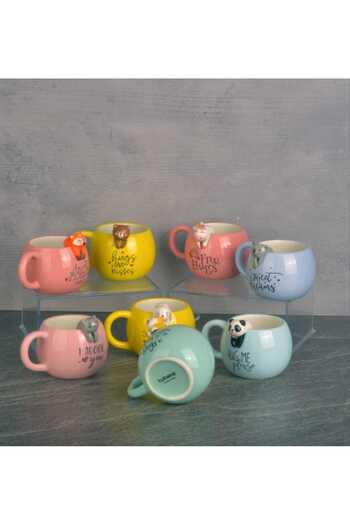 Pretty 3D Hanging Animal Figured Mug - Asorti - 420 ml