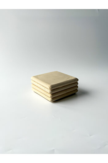 sin istanbul Square Bubble with Lid - Beige Ash Tray