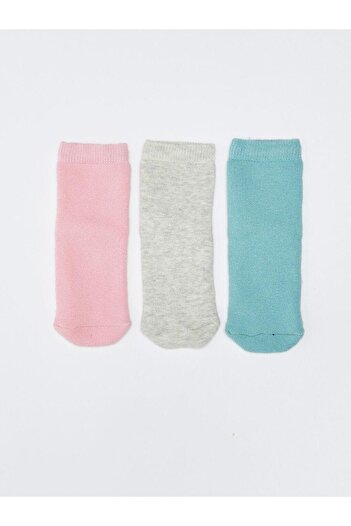 LC Waikiki Basic Baby Girl Towel Socks 3-Piece (W2)