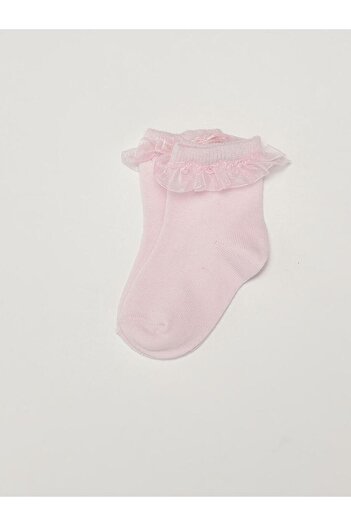 LC Waikiki Basic Baby Girl Socks with Ruffle Detail (W1)