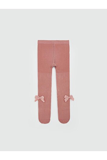 LC Waikiki Baby Girl Pantyhose with Ribbon Detail