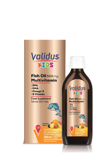 Validus 150 ml Fish Oil and Multivitamin Syrup for Children