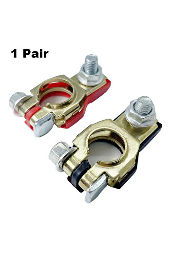 Choice 1 Pair 1 Pair Car Electric Bottle Stake Head Terminal Battery Storage Wiring Post Auto Battery Termi