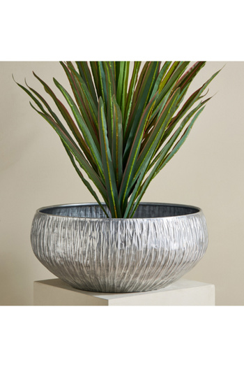 Home Box Nydril Embossed Aluminium Planter 40x16.5 cm