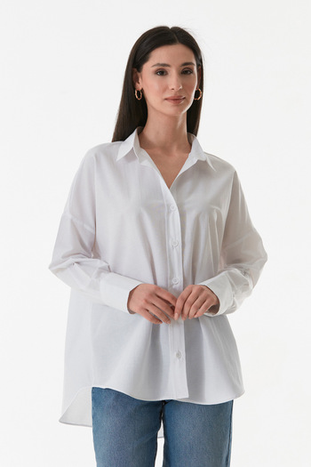 Fulla Moda Basic Long Back Casual Shirt